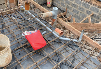 Slab plumbing